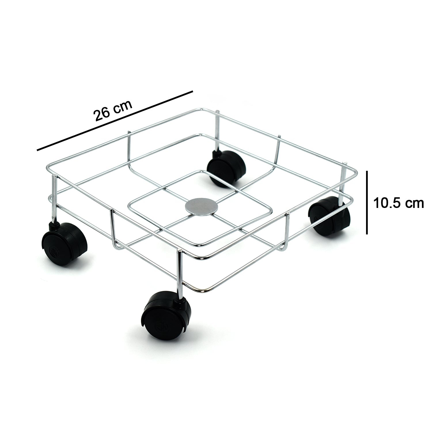 2787 Stainless steel Square Oil Stand For Carrying Oil Bottles And Jars Easily Without Any Problem. DeoDap 2787 Stainless steel Square Oil Stand For Carrying Oil Bottles And Jars Easily Without Any Problem. DeoDap